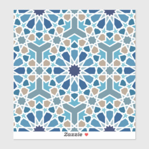 Sticker Motif marocain en carreaux