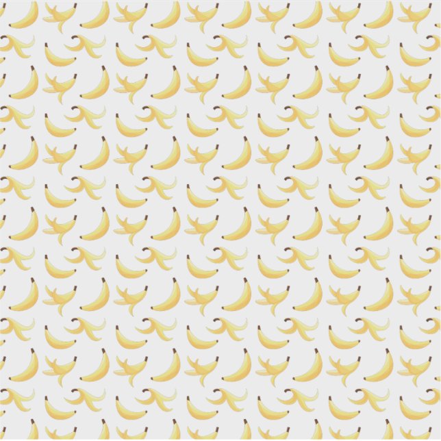 Sticker Motif moderne polygone d'épluchures de banane (Devant)