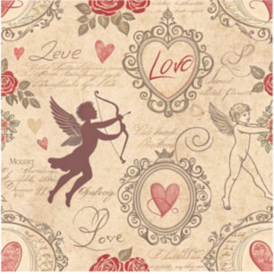 Sticker Motif romantique de vintage Cupid (3)