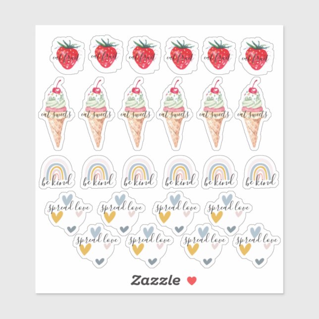 Sticker Motivation entre citations Planner scrapbook autoc (Feuille)