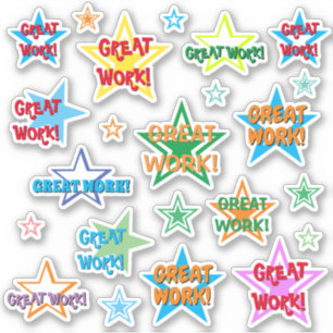 Sticker Motivation "GRAND TRAVAIL d'étudiant !" Et formes