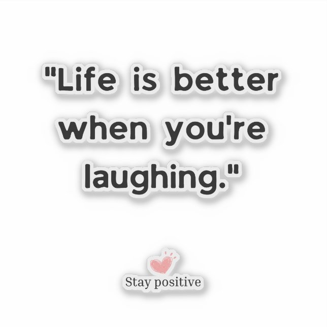 Sticker Motivation positive (Devant)