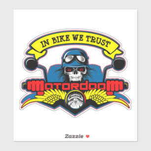 Sticker Moto-club moto-cycliste Moto-club moto-cycliste