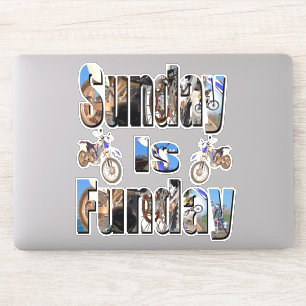 Sticker Moto Le Dimanche,