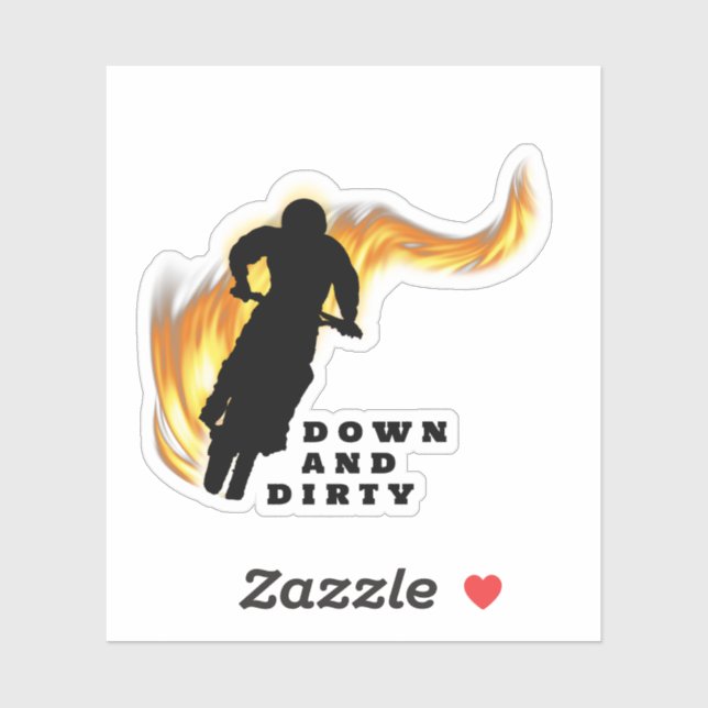 Sticker Motocross Extreme Biking (Feuille)