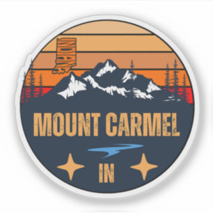 Sticker Mount Carmel, Indiana