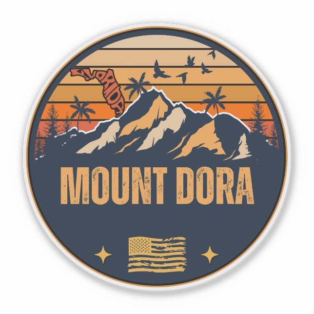 Sticker Mount Dora, Floride  (Devant)