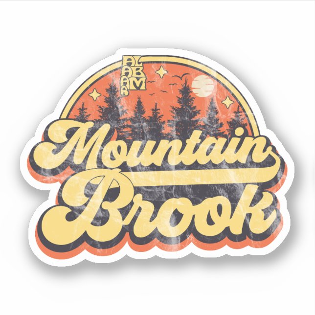 Sticker Mountain Brook, Alabama (Devant)