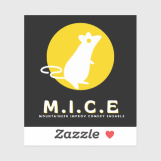 Sticker Mountaineer improvisation comédie Ensemble Vinyl S