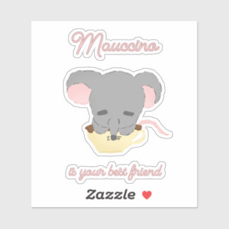 Sticker Mouse Cocoa Cappuccino 