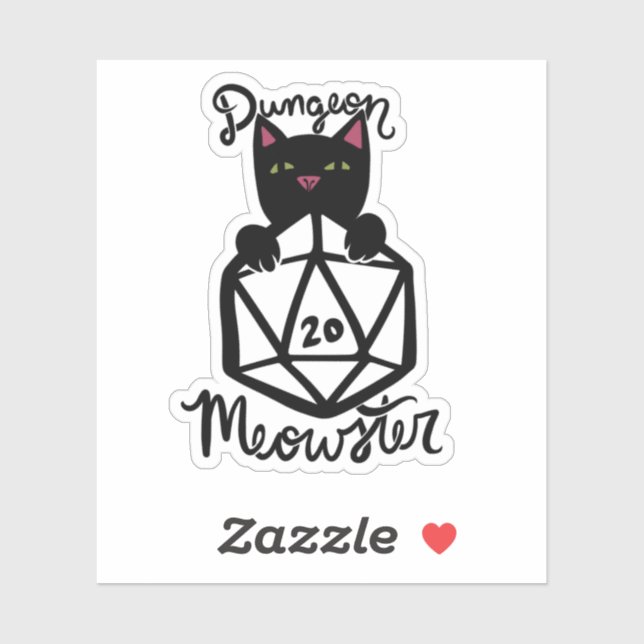 Sticker Mowster de Dungeon (Feuille)