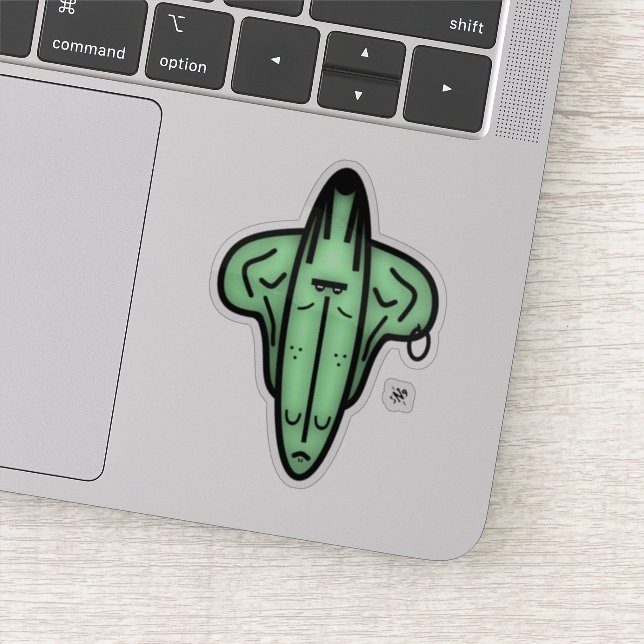 Sticker Mr Ears - Visages de dessin animé v1 (Détail)