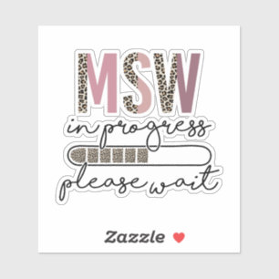 Sticker MSW en cours : Veuillez patienter