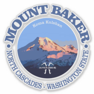 Sticker Mt Baker