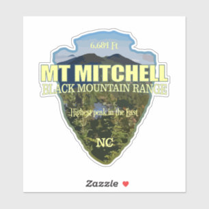 Sticker Mt Mitchell (flèche)