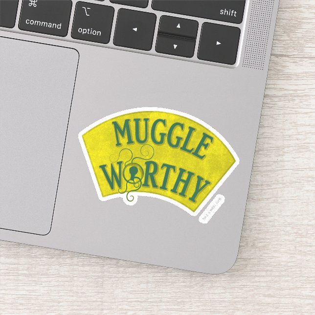 STICKER MUGGLE WORTHY™ (Détail)