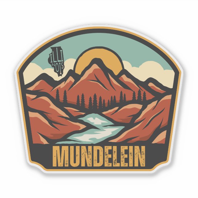 Sticker Mundelein, Illinois  (Devant)