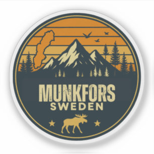 Sticker Munkfors, Suède Sverige