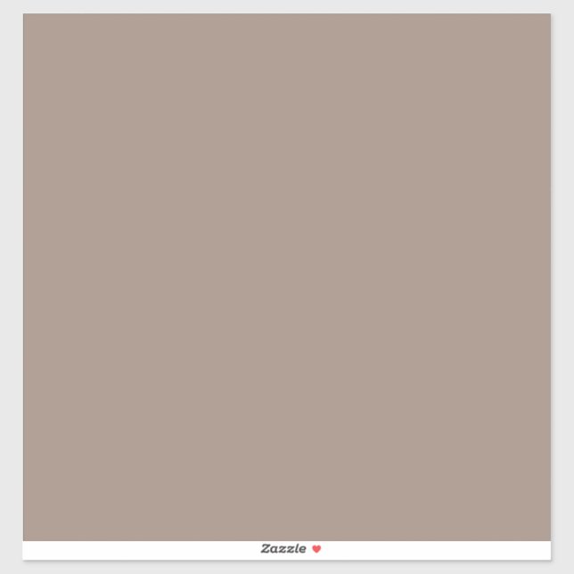 Sticker mur marron avec (Feuille)