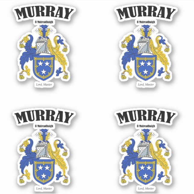 Sticker Murray Crest Traduction et signification irlandais (Devant)