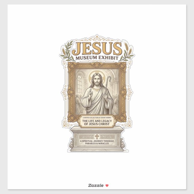 Sticker Musée de Jésus Exposition Musée de Jésus Expositio (Feuille)