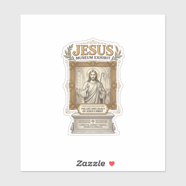 Sticker Musée de Jésus Exposition Musée de Jésus Expositio (Feuille)
