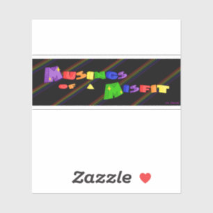 Sticker Musées d'une bannière inapte