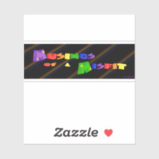 Sticker Musées d'une bannière inapte