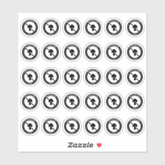 Sticker Mushroom Free Wedding Place Card Mini Food Allergy