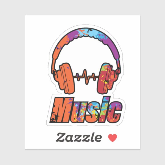 Sticker Musique (Feuille)