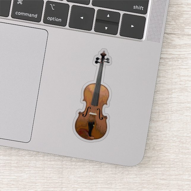 Sticker Musique Classique Violon Cute (Détail)