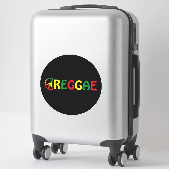 Sticker Musique reggae (Sur valise)