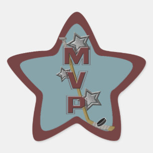 Sticker MVP étoile de hockey