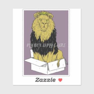 STICKER MY BOX IS MY CASTLE