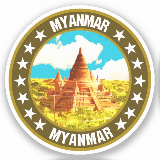 Sticker Myanmar (Recto)
