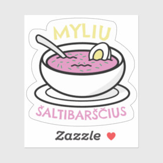 Sticker Myliu Saltibarscius