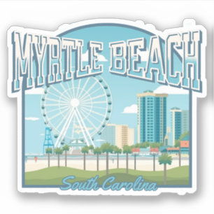 Sticker Myrtle Beach, Caroline du Sud