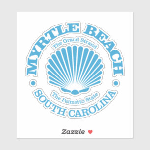 Sticker Myrtle Beach (coquillage)