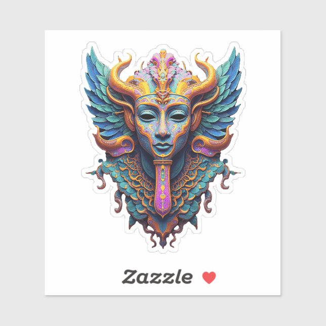 Sticker Mystic Winged Deity (Feuille)