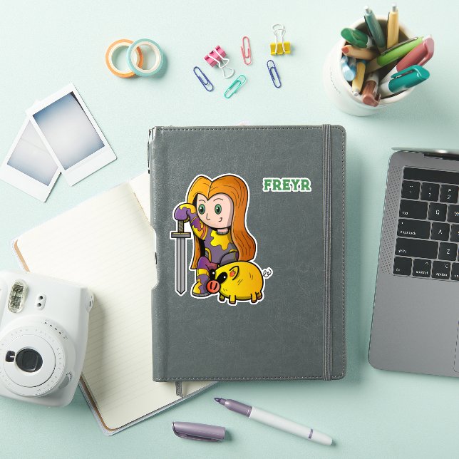 Sticker Mythologie Freyr Norse (Couverture iPad)
