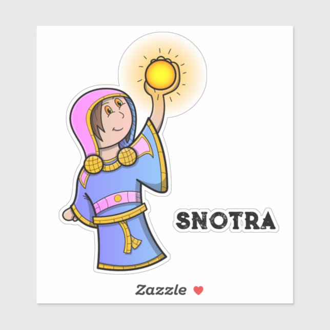 Sticker Mythologie Snotra Norse (Feuille)
