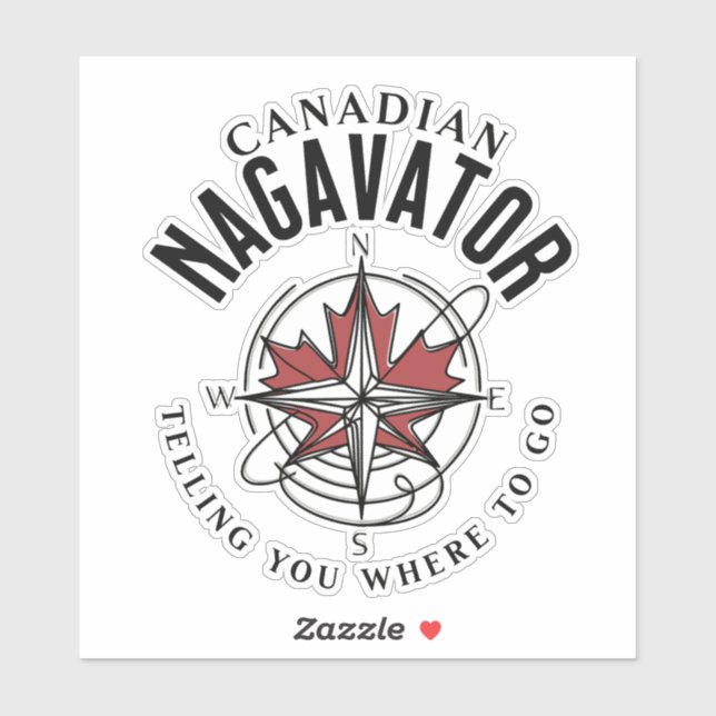 Sticker Nagavator canadien (Feuille)