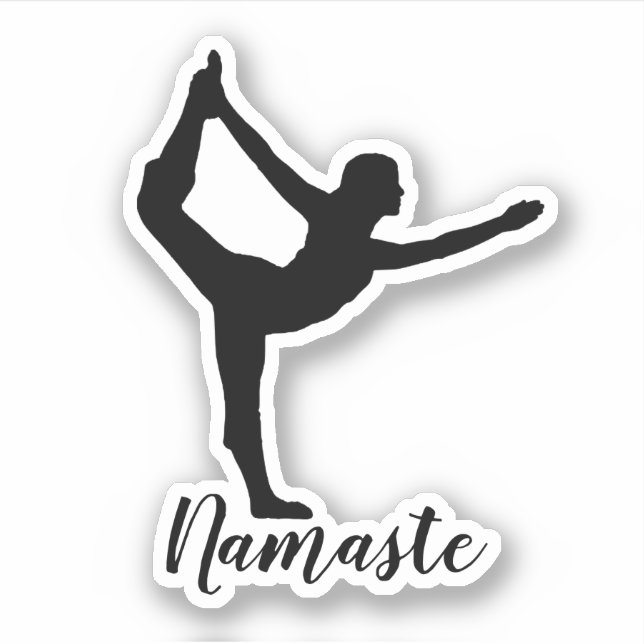 Sticker Namaste Yoga (Devant)