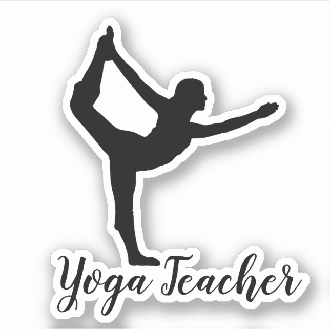 Sticker Namaste Yoga Enseignant (Devant)