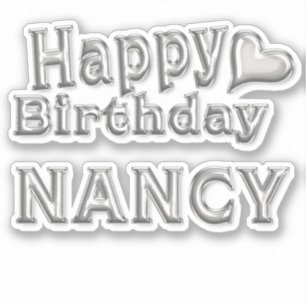 Sticker Nancy Happy Birthday