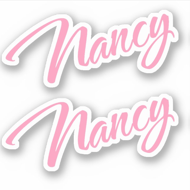 Sticker Nancy nom x2 (Devant)