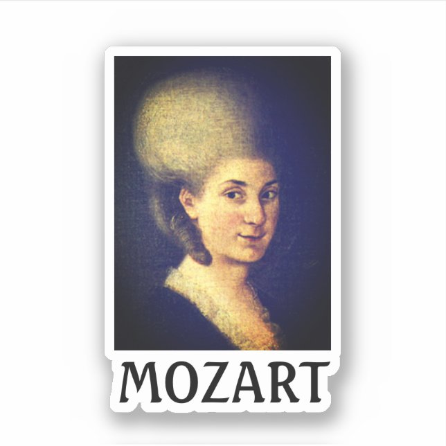 Sticker Nannerl Mozart (Devant)