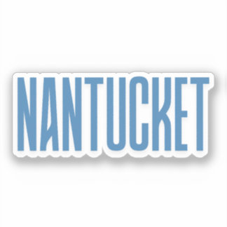 Sticker Nantucket | Nantucket Bleue Massachusetts