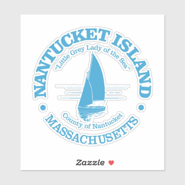Sticker Nantucket (voilier) (Feuille)