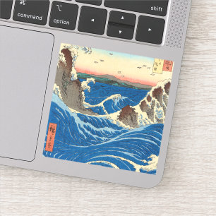 Sticker Naruto Whirlpools, province d'Awa, 1855 par Hirosh